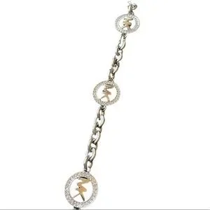 Michael Kors Silver Chain Bracelet with Crystal Accents Michael Kors | Jewelry | Michael Kors Womens Stainless  main image 3